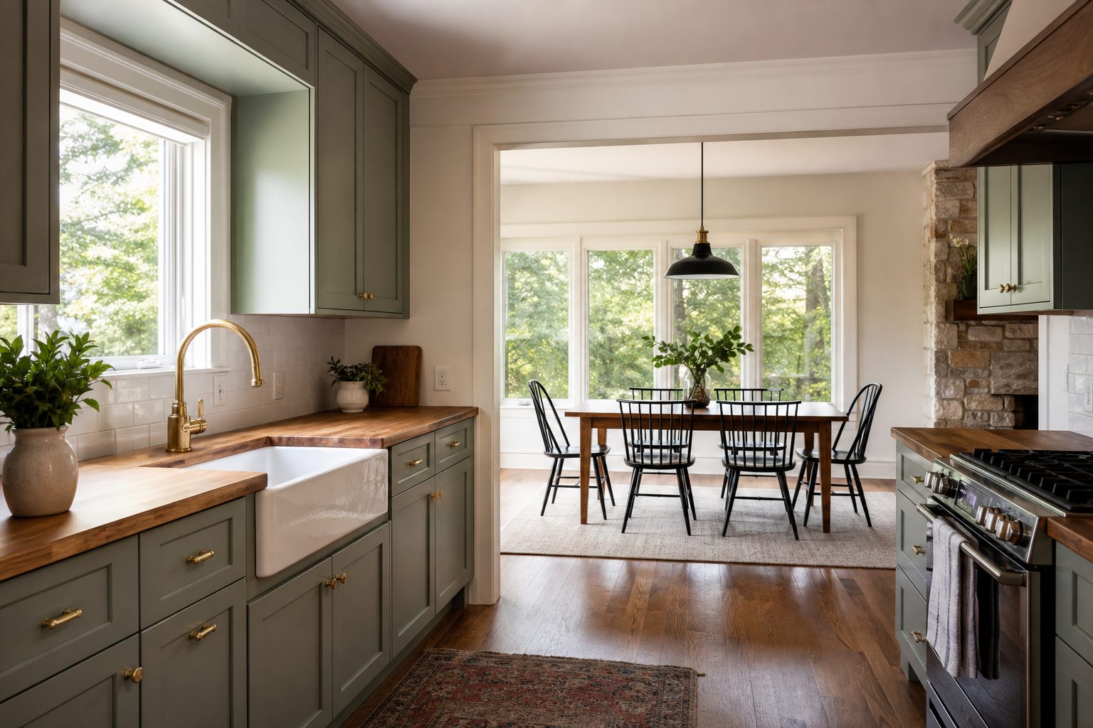 Renovated kitchen in a Springfield, Missouri home